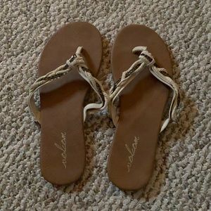 Nude/Brown Flip Flops